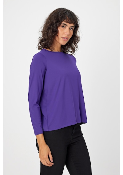 Alexandergardı Uzun Kollu Kumaş T-shirt Agsweat00 Mor