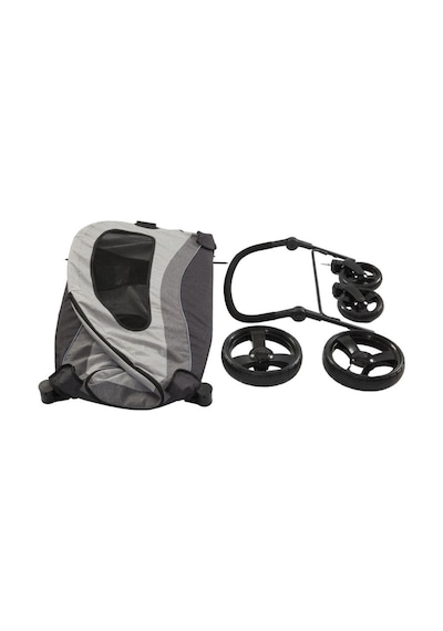 Tommy Evcil Hayvan Arabası 90x73x108 Cm Gri Max 60 Kg
