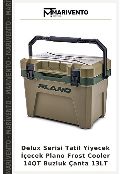 Delux Serisi Tatil Yiyecek İçecek Plano Frost Cooler 14qt Buzluk Çanta 13lt Çok Renkli