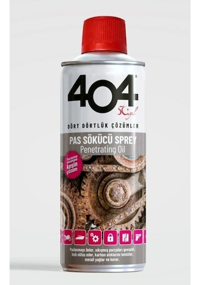 404 Süper Etkili Pas Sökücü Sprey 200 ML