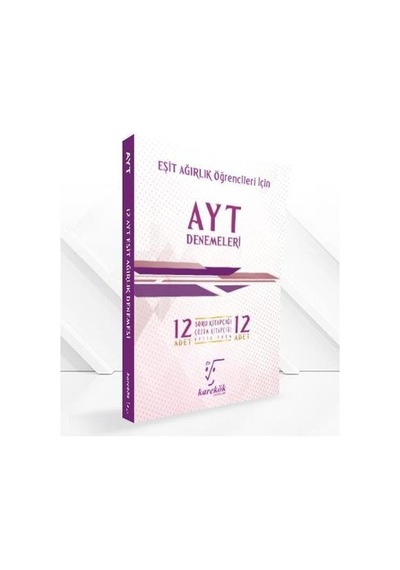 Karekök Yayınları Ayt Eşit Ağırlık Deneme Sınavı 12Li