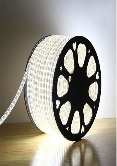 220 Volt Şerit 3 Çipli Hortum Şerit Led Aydınlatma + Fiş - 20Mt-
