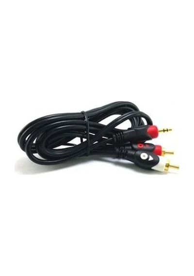 SpeedUF Kablo Aux 3.5Mm Stereo 2Rca Gold 1.5 M