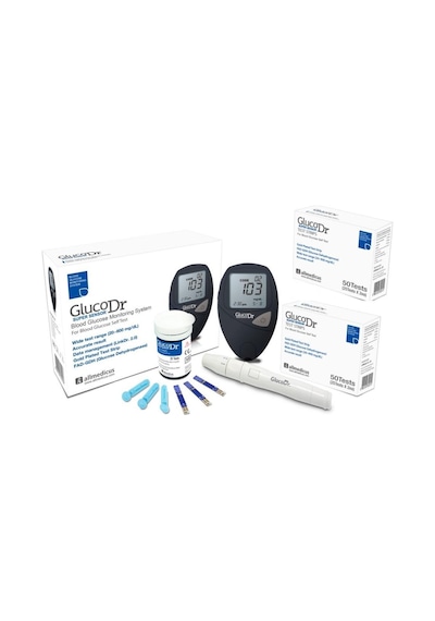 Gluco Dr Şeker Ölçüm Cihazı + 100 Adet Strip