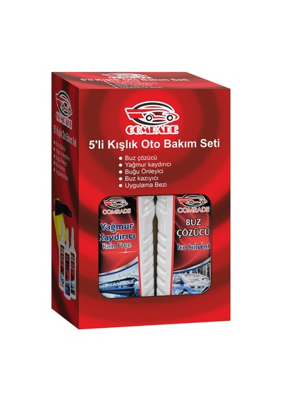 Comrade Kışlık Oto Bakım Seti 5'li 3 Adet