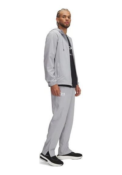 Under Armour Rival Woven Windbreaker Erkek Gri Eşofman Altı Gri