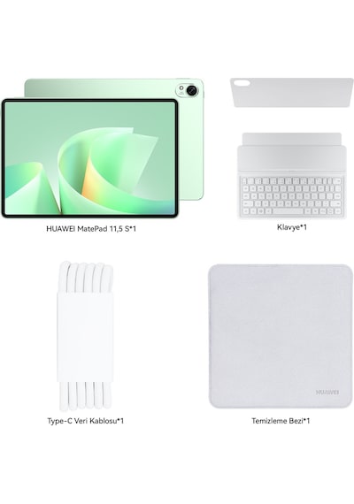 Huawei Yeni 2026 Matepad 11.5 S Ultra Net Papermatte Ekran 12 GB 256 GB 11.5" Tablet + Klavye