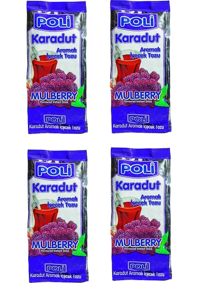 Poli Toz İçecek Karadut 300 Gr X 4 Adet 300 G