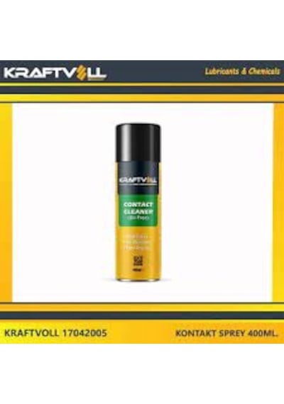 Kraftvoll Kontak Devre Temizleme Spreyi yağsız - 400 Ml