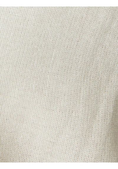 Koton Viskon Etnik Desenli İşlemeli Kısa Kollu Oversize Crop Gömlek Bej 5sak60094pw Ekru