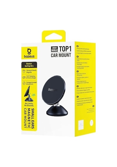 Baseus Gotrip Dc1 Manyetik Araç Standı Siyah