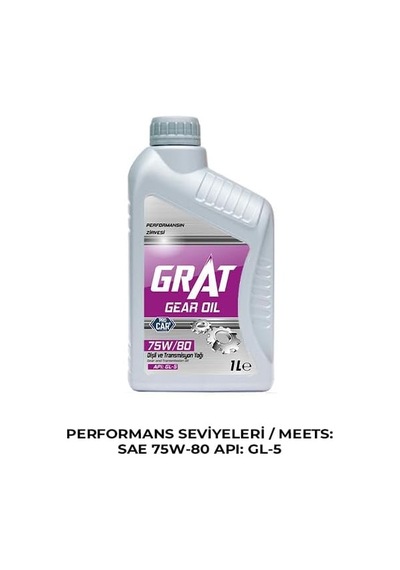 Şanzıman Yağı 75-80 1 Litre Gl-5 Yarı Sentetik