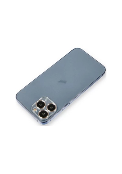 Newface Apple İphone 11 Pro Max Metal Kamera Lens Koruma Cam - Gold Altın
