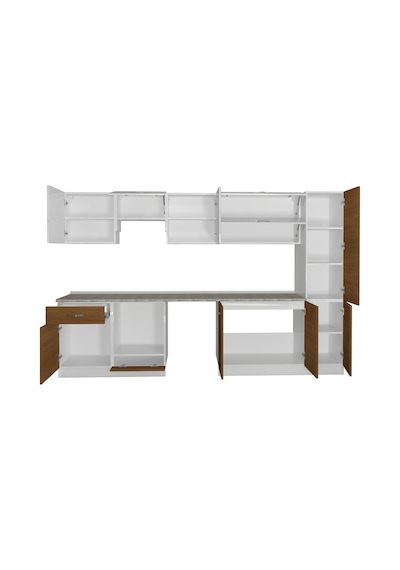 Decoraktiv Elite 325y Ankastre Fırın Modüllü Mdf Hazır Mutfak Dolabı - Tezgah Dahil - Ceviz - Beyaz Beyaz - Ceviz Decoraktiv Elite 325y Ankastre Fırın Modüllü Mdf Hazır Mutfak Dolabı - Tezgah Dahil - Ceviz - Beyaz Beyaz - Ceviz