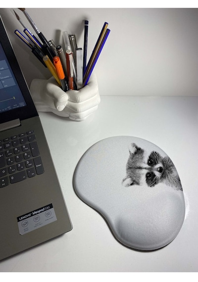 Bebek Rakun Bilek Destekli Mouse Pad Mousepad