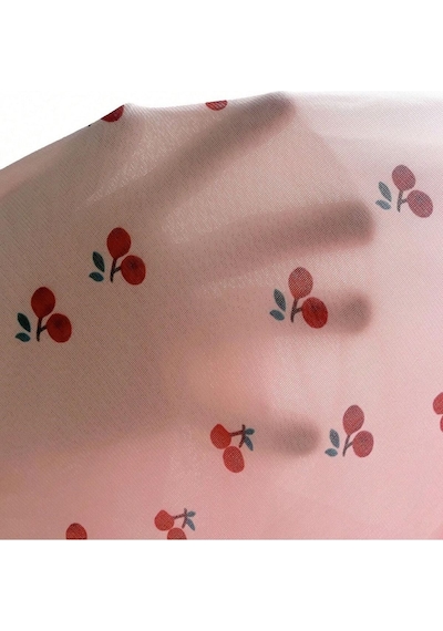 Bella Notte Romantik Pembe Kiraz Baskılı Askılı Tanga Ve Gecelik