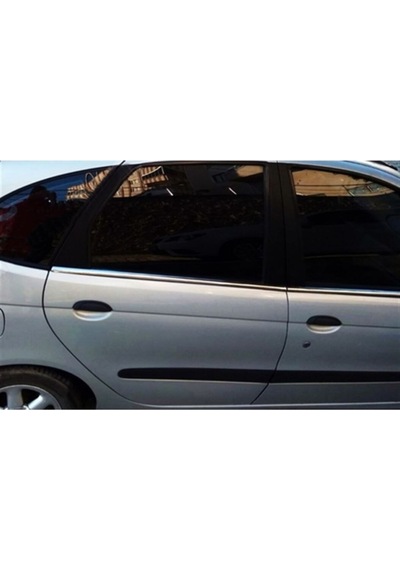 Renault Scenic 1 Uyumlu Cam Çıtası 4 Parça 1996-2003 Paslanmaz Krom