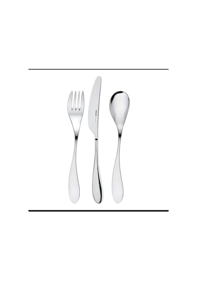 Hisar Özel Tasarım Aqua 36 Parça 6 Kişilik Çatal Kaşık Bıçak Takımı Elvin Home Concept Metal