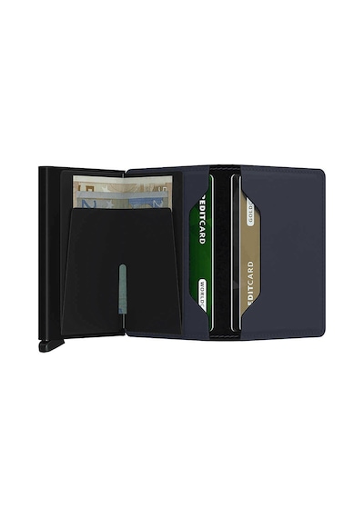 Secrid Slimwallet Matte Kartlık Cüzdan, Mavi Çok Renkli