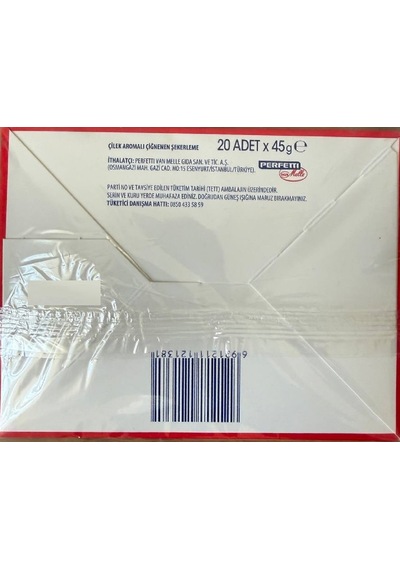 İncredıble Chew Çilek Aromalı Çiğnenen Şekerleme 45 G 20 Adetli