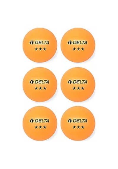 Delta 6'lı Masa Tenisi Topu Turuncu