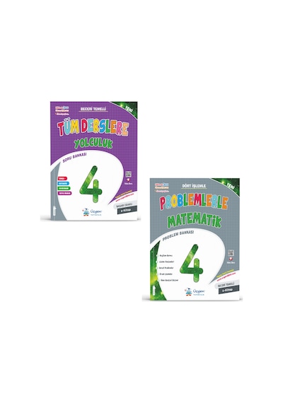 Üçgen 2027 4. Sınıf Tüm Derslere Yolculuk + Problemlerle Matematik Seti 2 Kitap