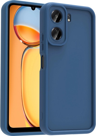 Xiaomi Redmi 13c Kılıf Kamera Korumalı Zore Ananas Kapak Koyu Yeşil