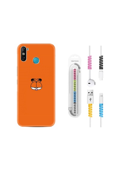 Infinix Smart 4 Kılıf Kablo Koruyuculu Garfi 1733