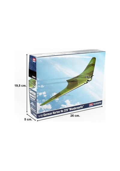 Academy 12583 1/72 Ölçek, German Horten Ho 229 Wunderwaffe Savaş Uçağı, Plastik Model Kiti-55930