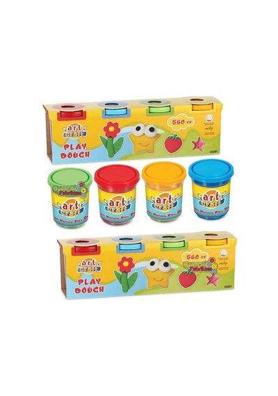 Dede 4Lü Oyun Hamuru Seti / 560Gr