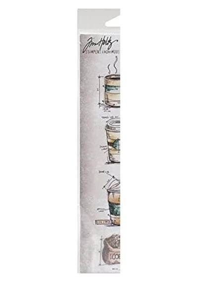 Stampers Anonymous Damga Vidalı Fresh Brewed Er Şerit Mini, Gri