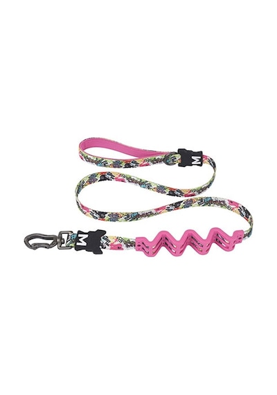 M-pets Urban Style Graffti Köpekler İçin Şok Emici Gezdirme Kayışı Medium 2x120 Cm 244-58055.01 Çok Renkli