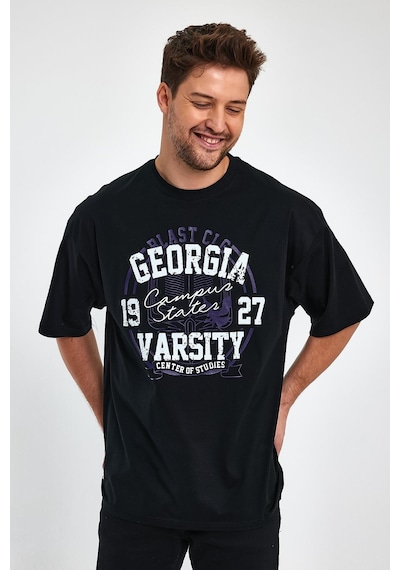 Alexander Gardi Alexandergardı Baskılı Oversize T-shirt E23-0046 01 001