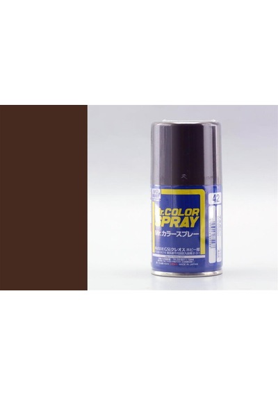 100 Ml. Mahogany Sprey Mr.color Serisi Maket Boyası, Mr.hobby S042 Standart