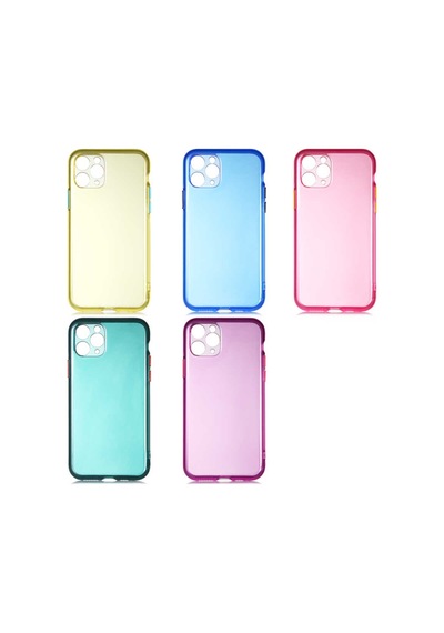 Apple Uyumlu iPhone 11 Pro Max Kılıf Zore Bistro Kapak-Pembe