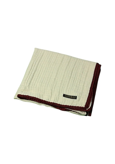 Mim Eşarp Mısırlı Eşarpları Biyeli Müslin Düz Renk Eşarp 100x100cm Ekru