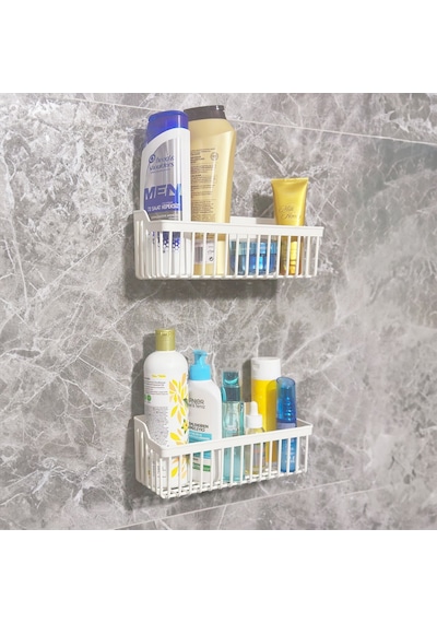 Yapışkanlı Banyo Rafı 001