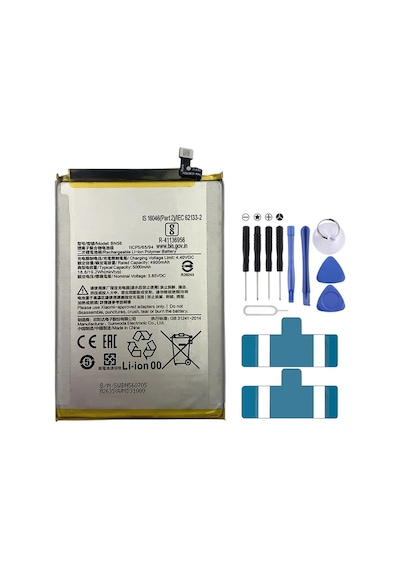 Cbtx Bn56 5000mah Li-polimer Pil Değiştirme Xiaomi Redmi İçin 9a / Redmi 9c / Redmi 9i / Redmi 9at / Poco M2 / Poco C3
