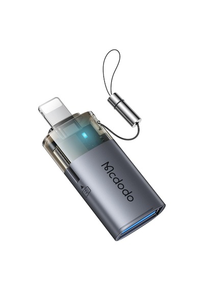 Ot-7850 2'si 1 Arada Usb-a To Lightning+ Sd Kart Aktarım Dönüştürücü