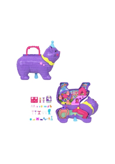 Jft90 Polly Pocket Parti Kediciği Oyun Seti