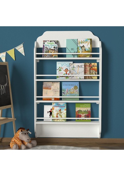 Dekorister Exclusive Montessori Kitaplık Beyaz