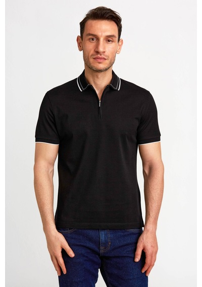 Bisse Polo Yaka T-shirt Sıyah Ts24y24103 D99 SIYAH