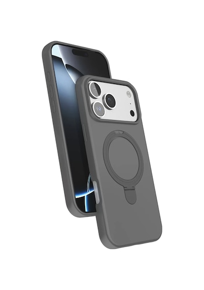 Newface Apple İphone 17 Pro Regal Magsafe Standlı Kapak - Titan Gri