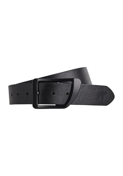 Bad Bear Tail Belt Siyah Deri Erkek Kemer - 105 Cm Siyah