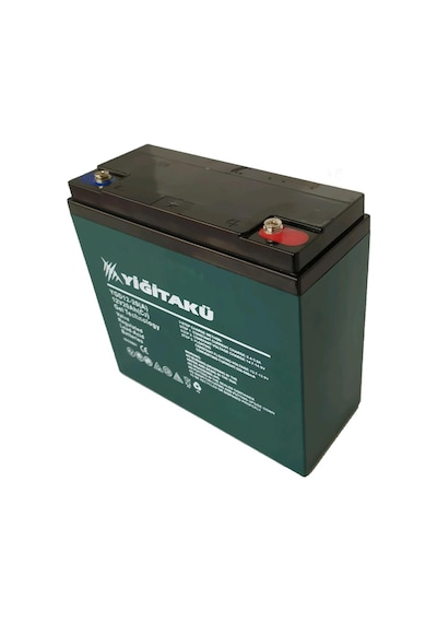12 v 24 22ah-amper Ah Yiğit Akü. 6dzm20 Jel 12v 20ah-24 Ah 2022 22 Amper