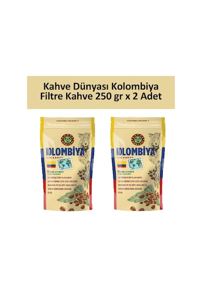 Kahve Dünyası Kolombiya Filtre Kahve 2 x 250 G