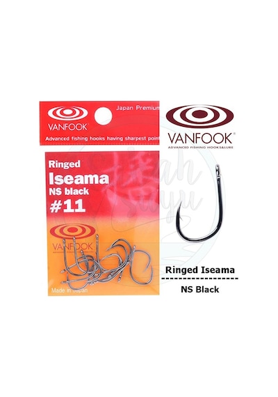 Vanfook Ringed Iseama Delikli Iğne Ns Black  11
