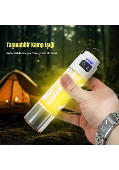 Gold Police Gp-222 Çok Fonksiyonlu Kamp Lambası 1000 Lümen Diğer