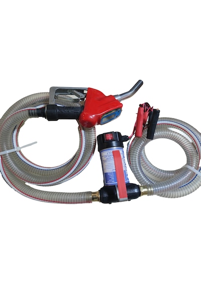 24 Volt Mazot Aktarma Pompası&5 Metre Telli Hortum&sayaçlı Tabanc