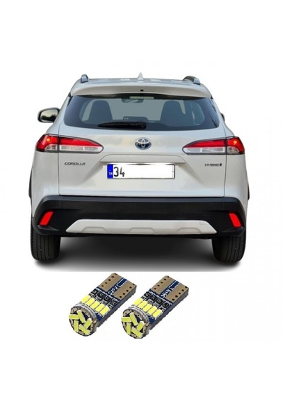 Toyota Corolla Cross Led Plaka Lambası Ampulü T10 T10 Led Park Ampulü
